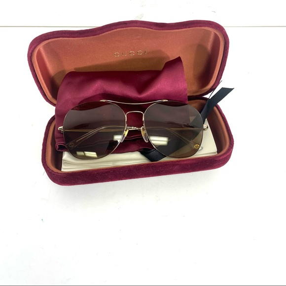 Gucci Accessories - gucci aviator sunglasses gg0501s